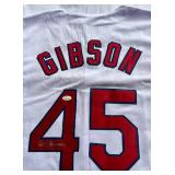 Bob Gibson Signed Jersey with JSA COA Size XL - St. Louis Cardinals Baseball