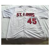 Bob Gibson Signed Jersey with JSA COA Size XL - St. Louis Cardinals Baseball