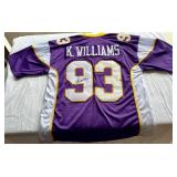 Kevin Williams Signed Minnesota Vikings Jersey with JSA COA - Size XL