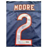 DJ Moore Signed Chicago Bears Jersey with JSA COA Size XL