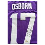 KJ Osborn Signed Minnesota Vikings Jersey with Beckett COA Size XL
