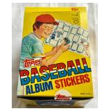 1981 Topps Baseball Sticker Pack Box - Factory Sealed Baseball Cards