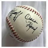 Signed Softball by Minnesota Vikings, North Stars and More - Including Mike Modano