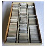 HUGE 3-Row Box Full of Baseball and Football Star Cards - Gwynn, Henderson, Young, Smith, A-Rod, Nolan Ryan, McGwire, Rivera and More - Thousands of Cards!