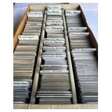 HUGE 3-Row Box Full of Baseball and Football Star Cards - Gwynn, Henderson, Young, Smith, A-Rod, Nolan Ryan, McGwire, Rivera and More - Thousands of Cards!