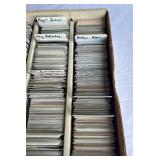 HUGE 3-Row Box Full of Baseball and Football Star Cards - Gwynn, Henderson, Young, Smith, A-Rod, Nolan Ryan, McGwire, Rivera and More - Thousands of Cards!