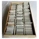HUGE 3-Row Box Full of Football and Baseball Stars - Thousands of Cards