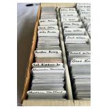 HUGE 3-Row Box Full of Football and Baseball Stars - Thousands of Cards