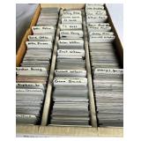 HUGE 3-Row Box Full of Football and Baseball Stars - Thousands of Cards
