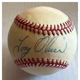 Tony Oliva Signed Baseball with JSA COA on Rawlings OALB Brown Ball - Minnesota Twins