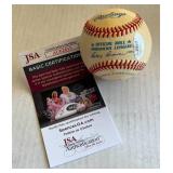Tony Oliva Signed Baseball with JSA COA on Rawlings OALB Brown Ball - Minnesota Twins