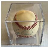 Tony Oliva Signed Baseball with JSA COA on Rawlings OALB Brown Ball - Minnesota Twins