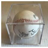 Vida Blue Signed Baseball with PSA COA on Rawling Official League Ball - Inscribed "1971 M.V.P. Cy Young"