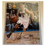 Zach LaVine Signed 8x10" Photo with Fan HQ COA - Minnesota Timberwolves Basketball