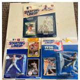 (3) Starting Lineup Baseball Figures - 1989 Wade Boggs, 1990 Allan Anderson, 1996 Jim Edmonds