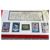 Minnesota Twins 1987 World Series Champions Framed Piece by Dream Team Sports Collectibles - Includes Score Baseball Cards