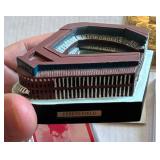 Various Baseball Memorabilia - Ebbets Field, Bob Feller Coin, Satchel Paige Gold Card, Babe Ruth, Ty Cobb