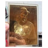 Various Baseball Memorabilia - Ebbets Field, Bob Feller Coin, Satchel Paige Gold Card, Babe Ruth, Ty Cobb