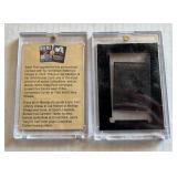 Various Baseball Memorabilia - Ebbets Field, Bob Feller Coin, Satchel Paige Gold Card, Babe Ruth, Ty Cobb