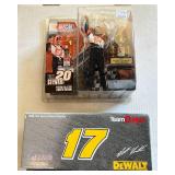 NASCAR Lot - Tony Stewart McFarlane Figure and Matt Kinseth Diecasr Limited Edition Car