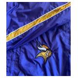 Minnesota Vikings Size Youth XL / 20 Retro Vintage Vindbreaker Jacket by Mighty Mac Sports - Football