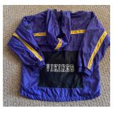 Minnesota Vikings Size Youth XL / 20 Retro Vintage Vindbreaker Jacket by Mighty Mac Sports - Football