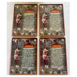 Michael Jordan1996 Upper Deck 4 Metal Card Basketball Set