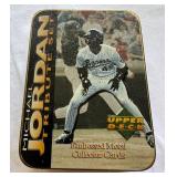 Michael Jordan 1995 Upper Deck Baseball "Tribute Set" 5 Embossed Metal Collector Cards