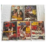 (5) Michael Jordan Sports Illustrated Basketball Magazines From 1990 and 1991