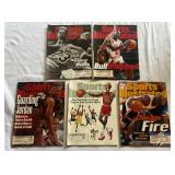 (5) Michael Jordan Sports Illustrated Basketball Magazines from 1996 and 1997
