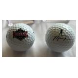 Michael Jordan (2) Golf Ball Set with Cases - Upper Deck Wilson 23 Balls