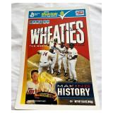 RARE Minnesota Twins Concept Wheaties Box - Unreleased - Signed by Tom Kelly and John Gibson