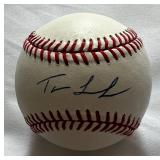 Trevor Larnach Signed Rawling OMLB Manfred Baseball - Minnesota Twins