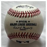Trevor Larnach Signed Rawling OMLB Manfred Baseball - Minnesota Twins