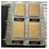 22kt Gold Baseball Card Set 2007 MLB - Near Complete (appears to be missing Twins players)