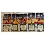 Michael Jordan Limited Edition Brandford Exchange 5 Plate Complete Set Vintage 1997 Basketball - RARE
