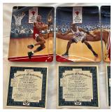 Michael Jordan Limited Edition Brandford Exchange 5 Plate Complete Set Vintage 1997 Basketball - RARE