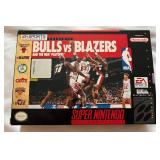 NBA Bulls vs. Blazers 1991 Super Nintendo Basketball Game