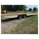 2014 Trail King TK80HT Drop Deck Semi-Trailer with Operating Remote