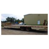 2014 Trail King TK80HT Drop Deck Semi-Trailer with Operating Remote
