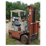 Datsun CPF02 LP Forklift - For Parts or Repair