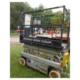 2000 Skyjack SJ1113219  Electric Scissor Lift -  for Parts or Repair