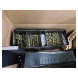 Misc. Gauges, Brass Fittings and 2 Metal Stands