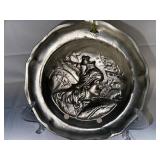 Pewter Decorative Plate from Holland.