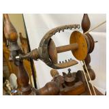 Antique Spinning Wheel 35 Inches by 32 Inches by 22 Inches.
