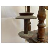 Antique Spinning Wheel 35 Inches by 32 Inches by 22 Inches.