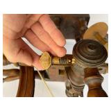 Antique Spinning Wheel 35 Inches by 32 Inches by 22 Inches.