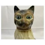Regal China Cat Beams Trophy Bourbon Whiskey Bottle.