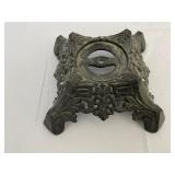 Vintage Ornate Cast Metal Antique Table Lamp Light Base.
