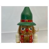 Wooden Nutcracker with Beer Stein.